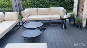 Диван для террасы лофт