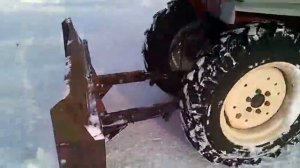 Мини трактор Японский (Yanmar F17D)  Чистим снег!