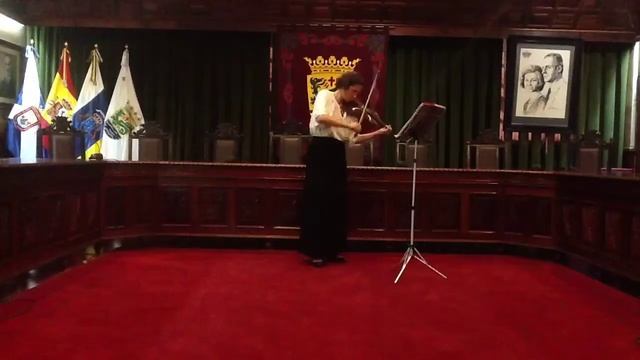 I.Y.Khandoshkin, Sonata Nr.2 from 'Trois Sonates pour le Violon seul', op.3, A.Kalinina - Violin