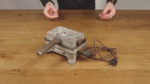 Реставрация вафельницы 1950-х годов и дегустация в конце 😋