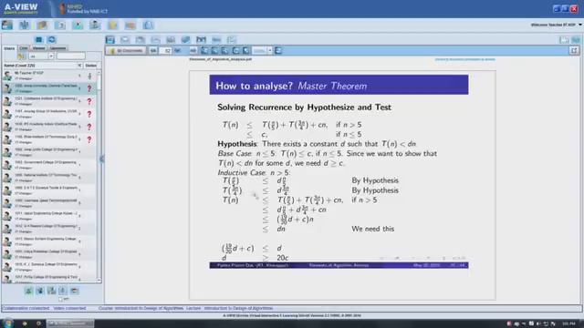 Elements of Algorithm Analysis (PPD)