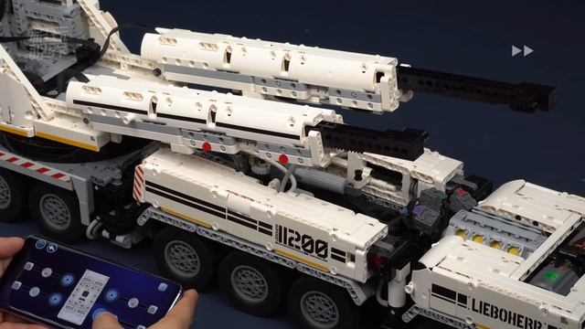 史上最大起重機量產積木套裝利勃海爾LTM11200，高1.6米的宇星模王17007 Liebherr 超深度評測，同時對比樂高42146【4K】 смотреть онлайн