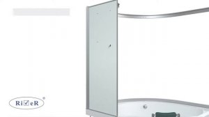 Видеоинструкция по установке душевых кабин River TEMZA 155 (высокий поддон).