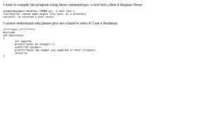Ubuntu: Cannot open output file test: Is a directory collect2: ld returned 1 exit status
