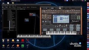 LennarDigital - Sylenth1 in Ubuntu Studio.