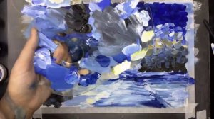 «Пейзаж. Зима. Афремов» как нарисовать ГУАШЬ | Сезон 3-3 |Мастер-класс для начинающих