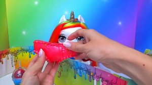 СЮРПРИЗ ЕДИНОРОЖКА + СЛАЙМ! LITTLE BABY UNICORN SURPRISE with SLIME!