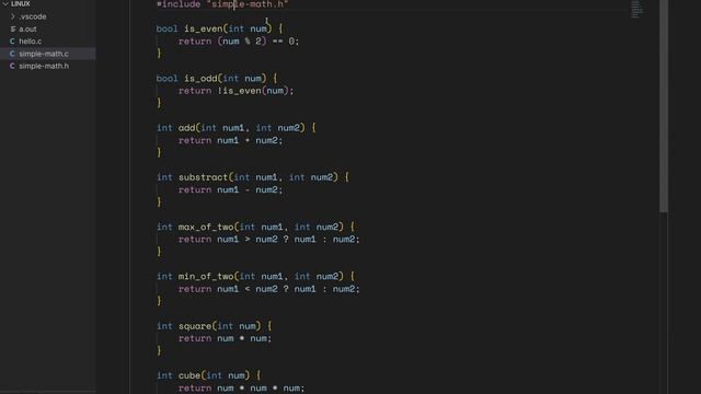 How to create a custom header files in C language?