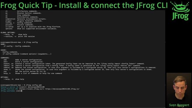 JFrog Quick Tip   How to install and connect the JFrog CLI