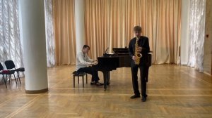 1тур конкурса им.Юрия Большиянова. М.Готлиб "Концерт для саксофона и дух.орк. Финал"Харитонов Назар.