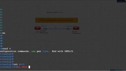 PPPoe Server Configuration and Authentication | point to point protocol over ethernet | CCNA