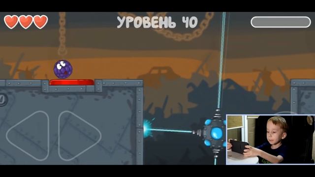 002. Прохождение Red Ball 4  Мрачная фабрика