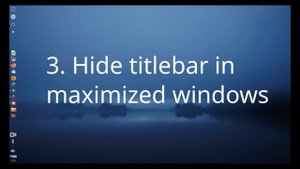 How to save vertical space on your linux screen (KDE, XFCE, GNOME)