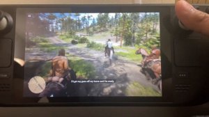 Steam Deck : Red Dead Redemption 2 | BEST SETTINGS | 40HZ & 40FPS LOCKED.