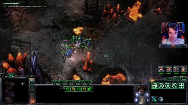 Starcraft 2 |Проходим компанию | Wings of liberty ►Задание: Чрево чудовища смотреть онлайн