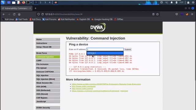 2. Command Execution Walkthrough DVWA | Web security Basics for Beginners