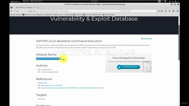 How to  Hacking with Kali Linux   FTP hacking