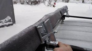 Крепление маркизы на багажник.#маркиза #багажник