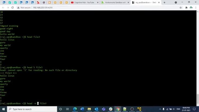 9. How to use head and tail commands in linux l Head l Tail l Linux Commands l Cognitive Hub