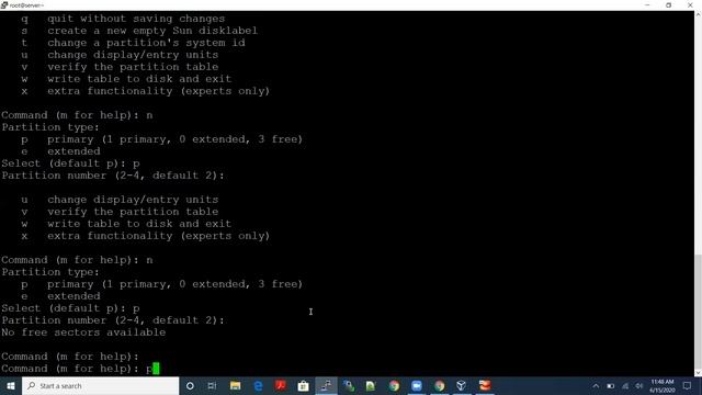 Normal LINUX FileSystem Creation