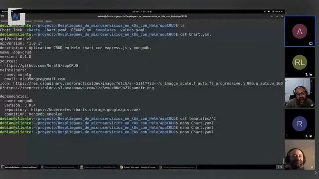 Despliegues de microservicios en k8s con Helm