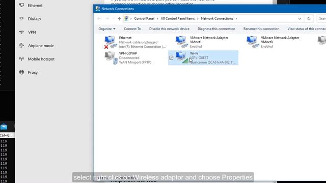 How to connect internet on VMware workstation using wireless #internetVMWare