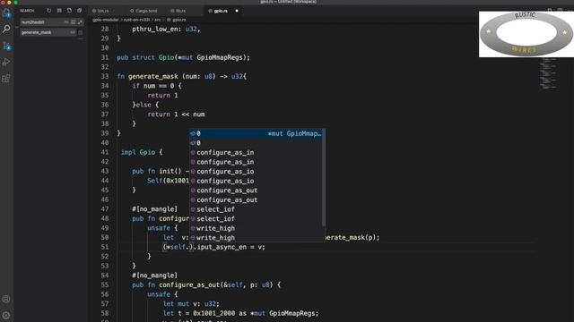 Embedded rust - Modular GPIO HAL for Risc-V