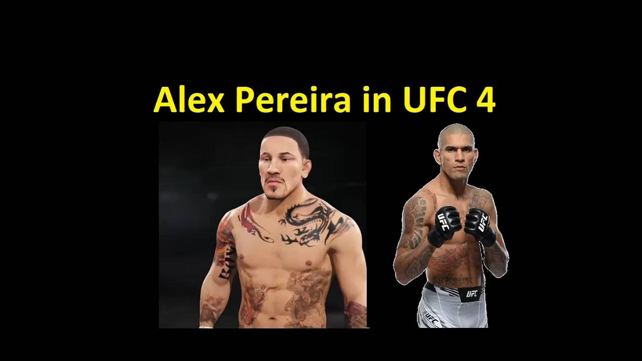 Как создать Алекса Перейру в UFC 4 (Старое видео)
