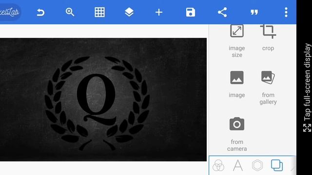 Q logo design || pixellab font download || how to make professional Logo Design on Android