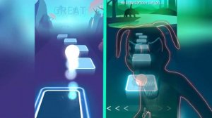Cartoon Cat Vs Cartoon Dog Song - Tiles Hop "Endless Mode" Linux Fun