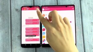 Zangi incoming Call vs Teleguard Social Network Two Samsung Z fold2 & Samsung A30s