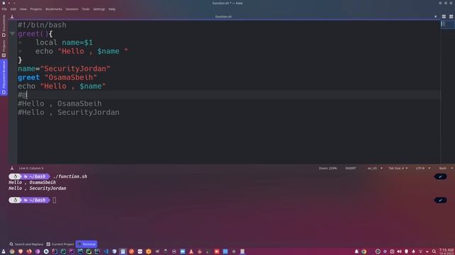 Bash Scripting Course - Function part 3