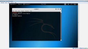 Ruby interactive shell Hello World in Kali Linux