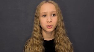 Анастасия Ахмедулина, 13 лет-актерская визитка (базовая)