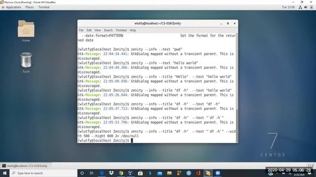 Linux Zenity Graphical User Interface (GUI) From The Command Line смотреть онлайн