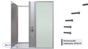 Видеоинструкция по установке душевых кабин River NARA 150x80 (170x80).