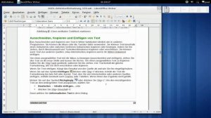 LibreOffice - Auswählen eines vertikalen Textblocks