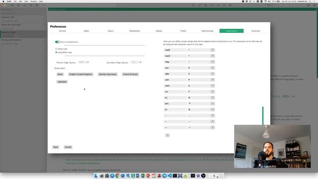 [[Zettlr HowTo]] #004: AutoCorrect And Magic Quotes