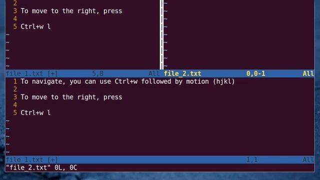 Vim Tutorial - Split Screen смотреть онлайн