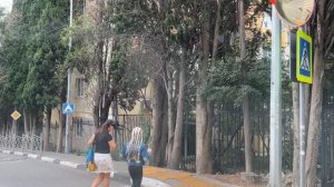 Ялта. По ул. Блюхера от ост.Украинской, Пионерская до Красноармейской ул. Сентябрь 24.Крым. Crimea.