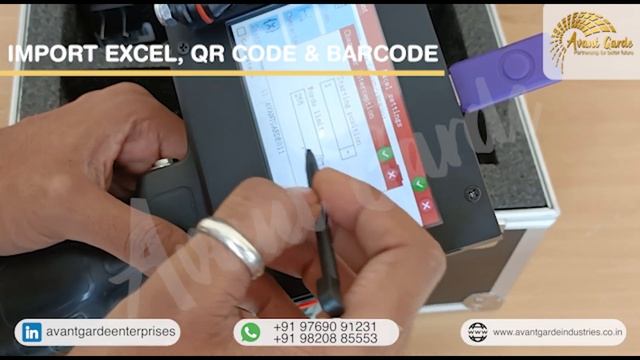 Avant Garde | How to Import Excel, QR CODE & BARCODE Without Content