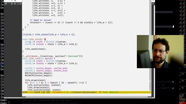 Optimizing RISCV FPGA by caching spi flash in sram and a new open source soft core!