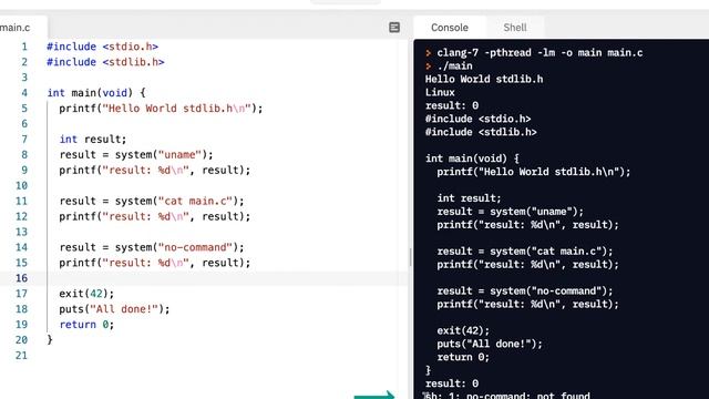 C Programming Skills Using Replit: stdlib.h Introduction