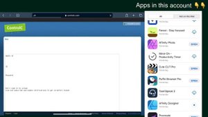 Apple id with procreate, affinity photo, cute cut pro, Lumafusion, notability, goodnote 5