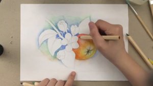 «Яблоко и бабочка - 2» как нарисовать КАРАНДАШИ | Сезон 1-4 |Мастер-класс для начинающих