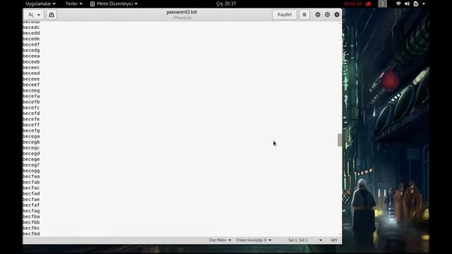 Kali Linux Wordlist Oluşturma