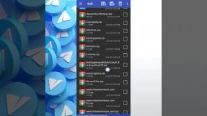 How to open telegram Zip file