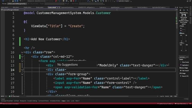 .NET 8.0 | COMPLETE  ASP.NET Core MVC Full CRUD Operation Using Entity Framework Code First | MSSQL
