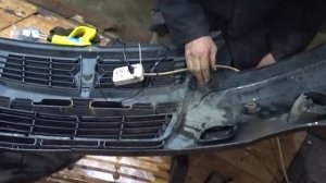 Как починить бампер специальным инструментом