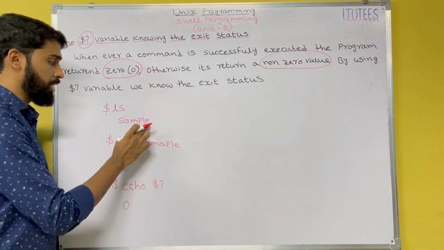 UNIX Programming (Part - 46) Shell Programming (The $? Variable knowing the exit Status)